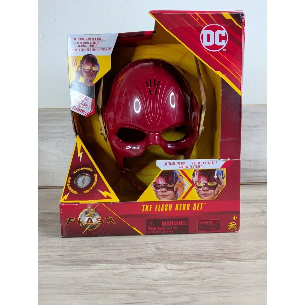 DC Comics The Flash Hero Set Iconic Mask with Visor and Ring Spin Master 2022.
